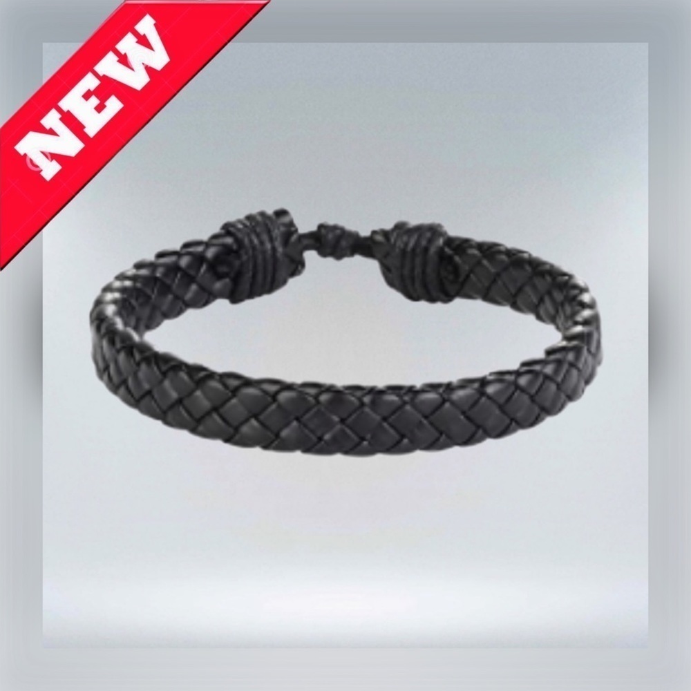 🆕 SALIMUE || Men/Women 8.5” Handmade Adjustable Leather Cuff Bracelet-